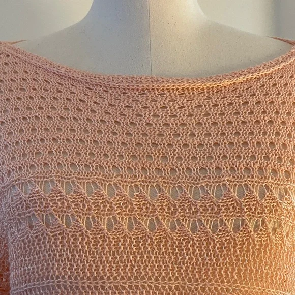 *NWOT* Cato Pale Pink Knit Long Sleeve Sweater | Size 18/20W - Picture 2 of 5